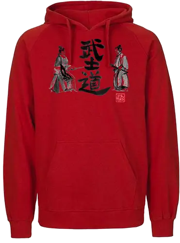bushido samurai - samurai, sumie, japan - Fairtrade Hoodie