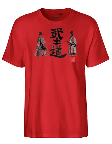bushido samurai - samurai, sumie, japan - Fairtrade T-Shirt