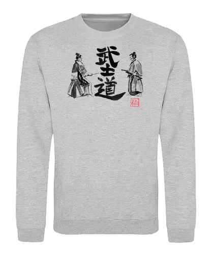 bushido samurai - samurai, sumie, japan - Sweatshirt