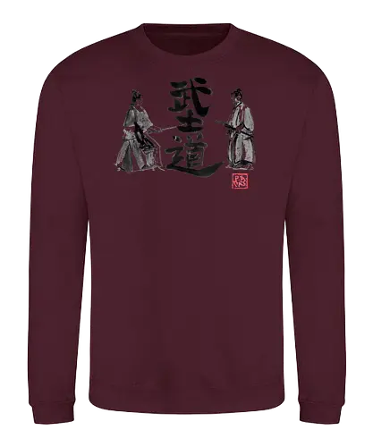 bushido samurai - samurai, sumie, japan - Sweatshirt