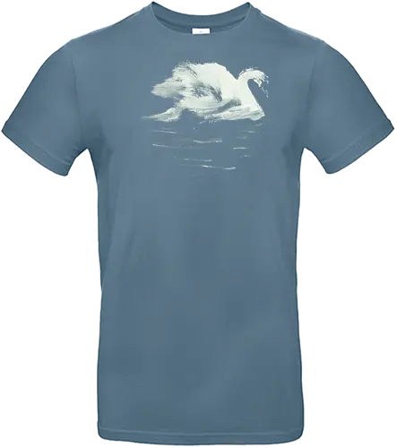 swan - swan, sumie, japan, lake - Standard T-Shirt