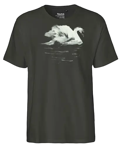swan - swan, sumie, japan, lake - Fairtrade T-Shirt