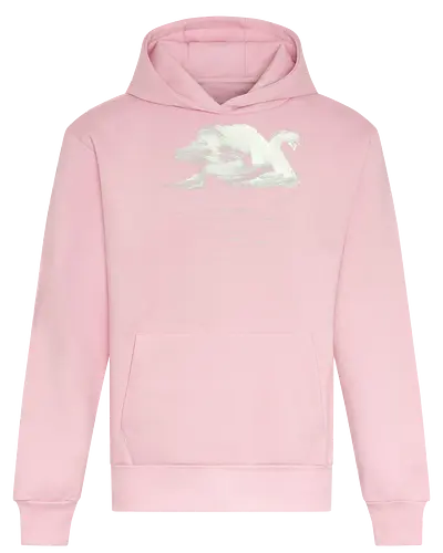 swan - swan, sumie, japan, lake - Heavyweight Hoodie