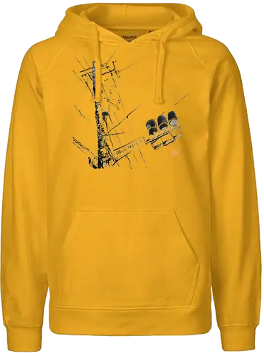 tokyo wires - tokyo, wires, street, sumie, japan - Fairtrade Hoodie