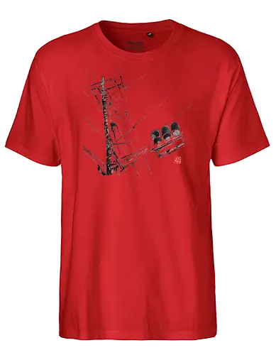 tokyo wires - tokyo, wires, street, sumie, japan - Fairtrade T-Shirt