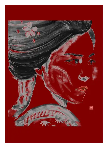 close up geisha