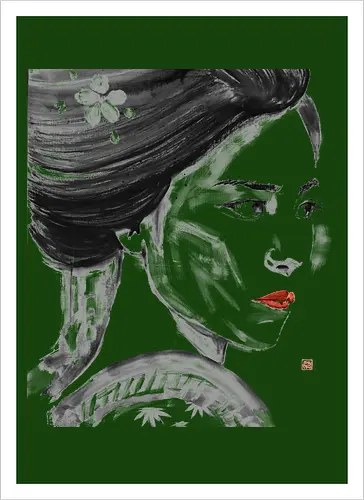 close up geisha