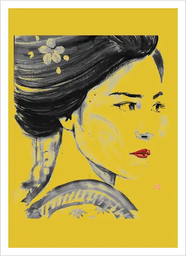 close up geisha