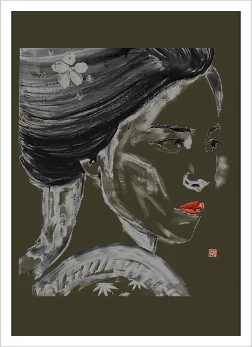 close up geisha