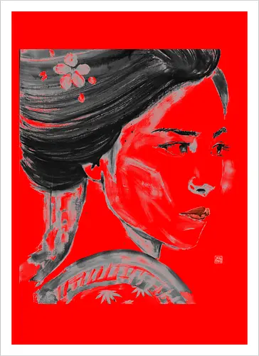 close up geisha