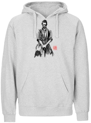 samurai ready - samurai, sumie, japan - Fairtrade Hoodie