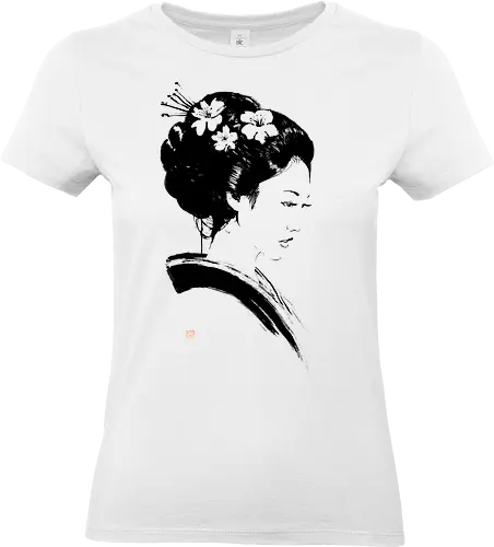 beautiful geisha - geisha, sumie, japan - Standard T-Shirt (Women)
