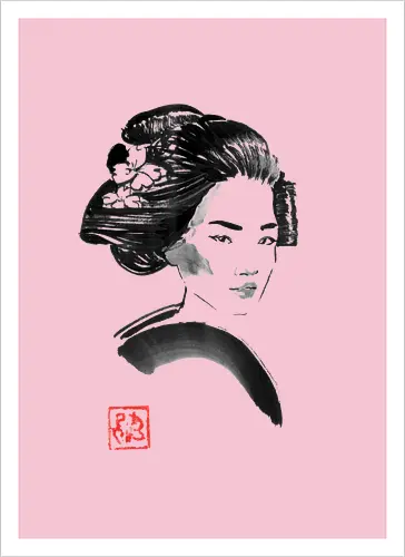 geisha hair