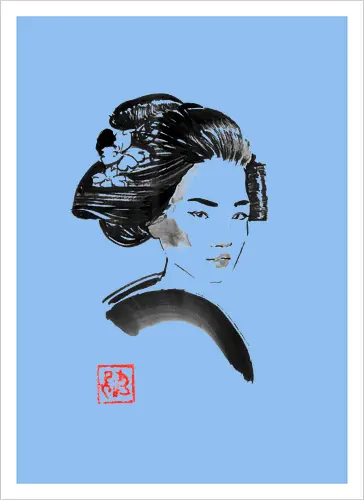 geisha hair