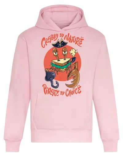 crimson crust  - animal, crab, pirates, cool, seafood, cool, sandwich, bread, zodiac - Heavyweight Hoodie