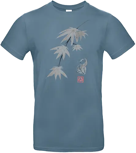 maple jizo - jizo, maple, tree, sumie, japan - Standard T-Shirt