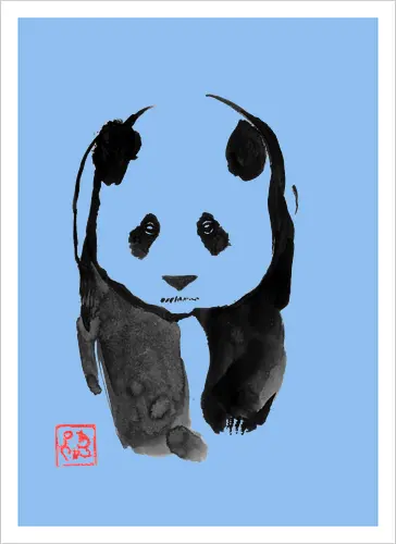 panda walking