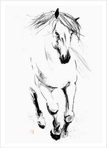 running horse