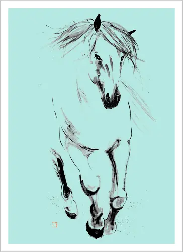 running horse