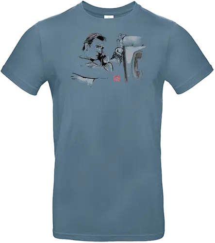 phoning - phone booth, sumie, japan - Standard T-Shirt