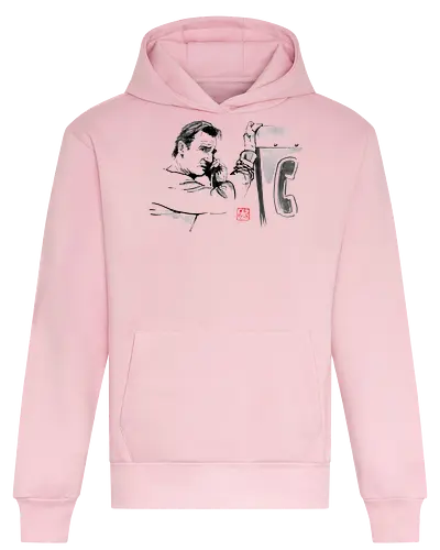 phoning - phone booth, sumie, japan - Heavyweight Hoodie