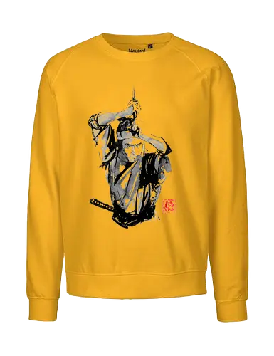 samurai en garde - samurai, sumie, japan - Fairtrade Sweatshirt