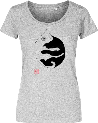 ying yang cat