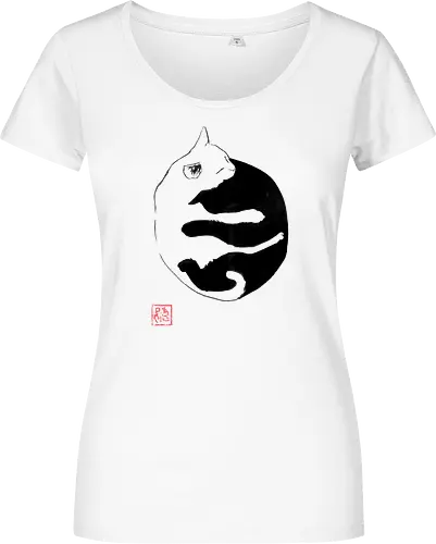ying yang cat