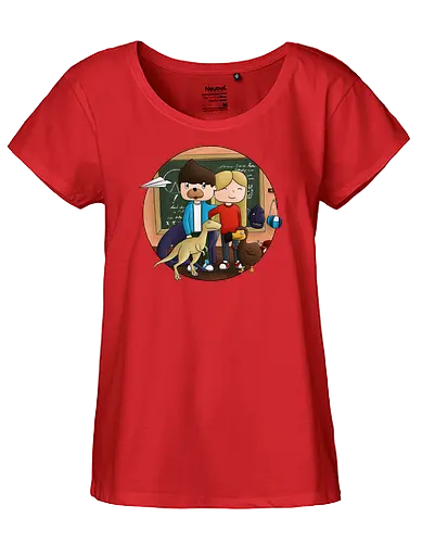 EpicStun - Dino - youtube, youtuber, merchandise, minecraft, epicstun, epicstunlp - Fairtrade Girl Shirt