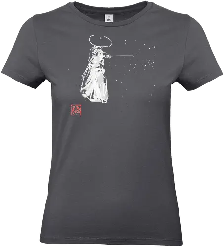 zan white - zan, sumie, japan, samurai - Standard T-Shirt (Women)