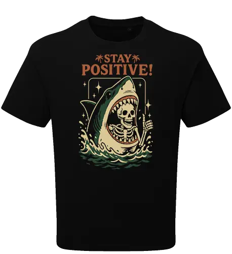 Bleib positiv - Lustiger Hai