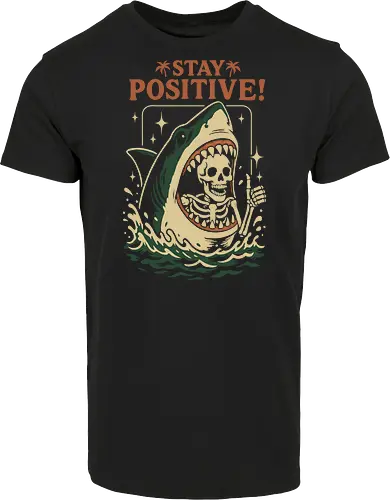 Bleib positiv - Lustiger Hai