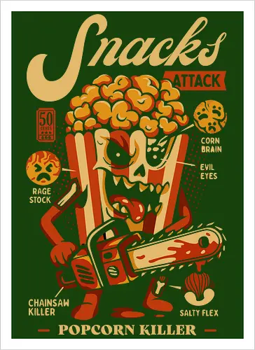 Snacks Attack - Popcorn Killer