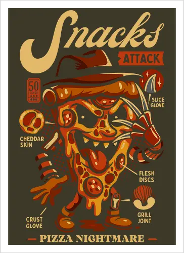 Snacks Attack - Pizza Nightmare