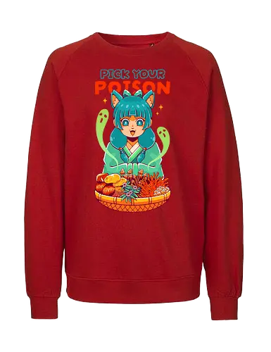 PICK YOUR POISON - kusuriya no hitorigoto, anime, manga, maomao, apothecary, the apothecary diaries, cute, mushrooms, poison, herbs - Fairtrade Sweatshirt