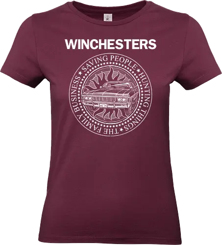 Emblem of the Hunt - Cars, fantasy, TV series, ghost, monsters, haunting, adventure, thriller - Standard T-Shirt (Women)