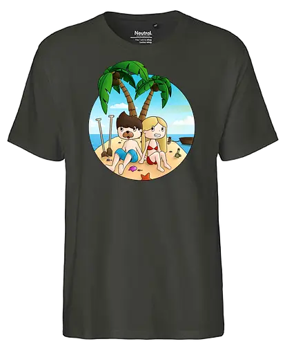 EpicStun - Insel - youtube, youtuber, merchandise, minecraft, epicstun, epicstunlp - Fairtrade T-Shirt