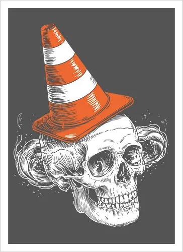 Skull clown