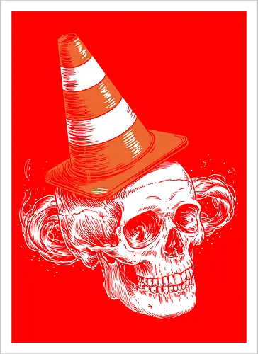 Skull clown