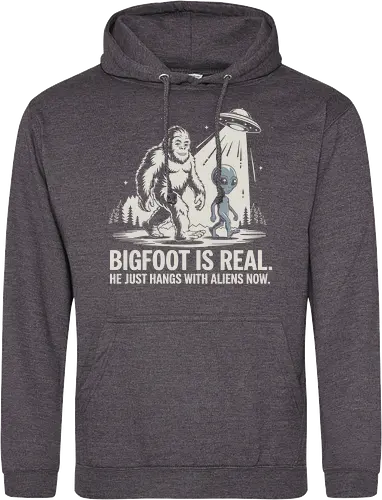 Bigfoot is real. He just hangs with aliens now