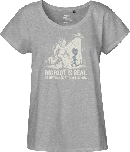 Bigfoot is real. He just hangs with aliens now