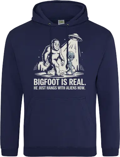 Bigfoot is real. He just hangs with aliens now