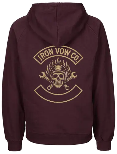 Wappen hinten - Fairtrade Hoodie