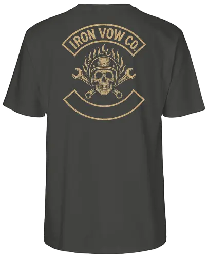 Wappen hinten - Fairtrade T-Shirt