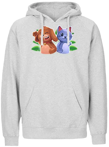 EpicStun - Cat&Dog - youtube, youtuber, merchandise, minecraft, epicstun, epicstunlp - Fairtrade Hoodie