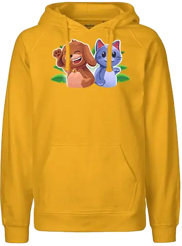 EpicStun - Cat&Dog - youtube, youtuber, merchandise, minecraft, epicstun, epicstunlp - Fairtrade Hoodie