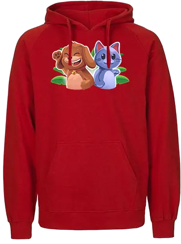 EpicStun - Cat&Dog - youtube, youtuber, merchandise, minecraft, epicstun, epicstunlp - Fairtrade Hoodie
