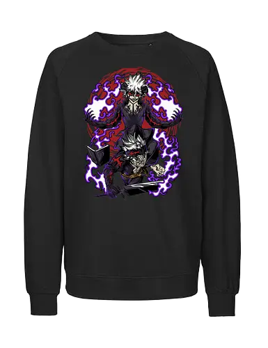Demonborn Fury Colors - Wizard, Sorcery, Battle, Dragon, Swordfight, Knight, Magical World, Powers, Growth, Team Spirit, Ambition, Demonborn Fury Colors, Magie, Fantasy, Abenteuer, Zauberer, Magier, Kampf, Zauberei, Drachen, Mittelalter, Helden, Freundschaft, Mut, Spannung, Action, Shonen, Dunkelheit, Licht, Magischer Kampf, Zaubersprüche, Schwertkampf, Ritter, Magic, Fantasy, Adventure, Medieval, Hero, Friendship, Courage, Action, Shonen, Darkness, Light, Spellcasting, Hope, Destiny, Mystery, Magische Welt, Magische Kräfte, Wachstum, Teamgeist, Ehrgeiz, Hoffnung, Schicksal, Geheimnis - Fairtrade Sweatshirt