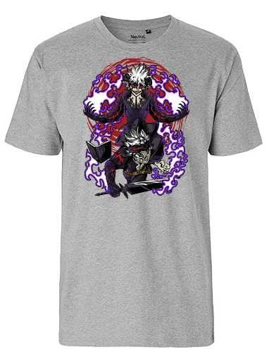 Demonborn Fury Colors - Wizard, Sorcery, Battle, Dragon, Swordfight, Knight, Magical World, Powers, Growth, Team Spirit, Ambition, Demonborn Fury Colors, Magie, Fantasy, Abenteuer, Zauberer, Magier, Kampf, Zauberei, Drachen, Mittelalter, Helden, Freundschaft, Mut, Spannung, Action, Shonen, Dunkelheit, Licht, Magischer Kampf, Zaubersprüche, Schwertkampf, Ritter, Magic, Fantasy, Adventure, Medieval, Hero, Friendship, Courage, Action, Shonen, Darkness, Light, Spellcasting, Hope, Destiny, Mystery, Magische Welt, Magische Kräfte, Wachstum, Teamgeist, Ehrgeiz, Hoffnung, Schicksal, Geheimnis - Fairtrade T-Shirt