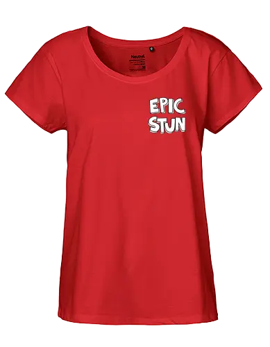 EpicStun - Logo - youtube, youtuber, merchandise, minecraft, epicstun, epicstunlp - Fairtrade Girl Shirt